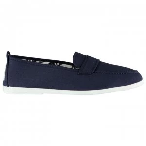 Image of Flossy Hobby Loafers - Navy