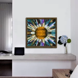 Image of TAH064 Multicolor Decorative Framed MDF Painting