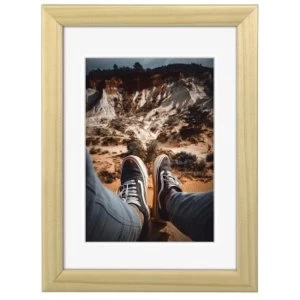 Image of Hama 7 x 10cm Bella Wooden Photo Frame, Natural