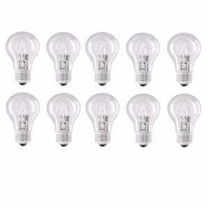 Image of Status Halogen Edison Screw Candle Bulb 10 Pack - 28W