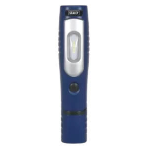 Image of Rechargeable 360 Inspection Lamp 7 SMD + 3W LED Blue Lithium-ion