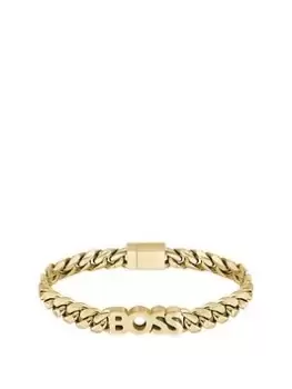 Image of Boss Gents Boss Kassy Light Yellow Gold Ip Bracelet