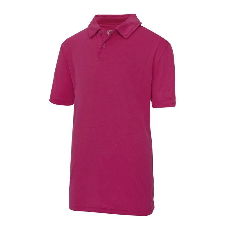 Image of Just Cool Sports Polo Plain Shirt Pack of 2 in Pink Size: 5-6 Years Pink Unisex 5-6 Years