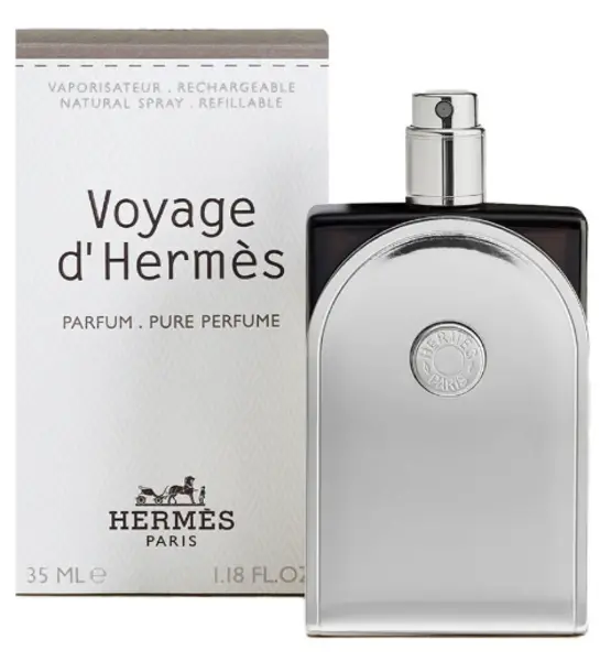 Image of Hermes Voyage d'Hermes Eau de Toilette For Him 35ml Refillable