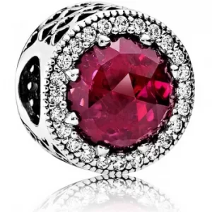 Image of Pandora Cerise Radiant Hearts Charm 791725NCC