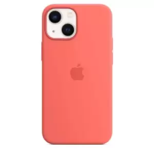 Image of Apple iPhone 13 mini Silicone Case with MagSafe - Pink Pomelo