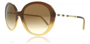 Image of Burberry BE4239Q Sunglasses Brown Gradient Hazelnut 336913 57mm
