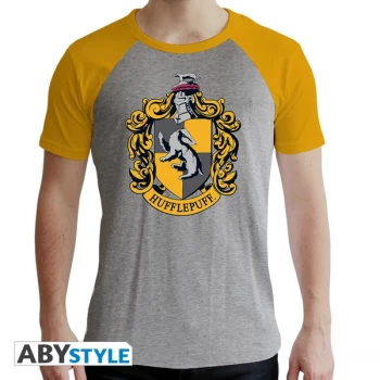 Image of Harry Potter - Hufflepuff Mens Medium T-Shirt - Yellow