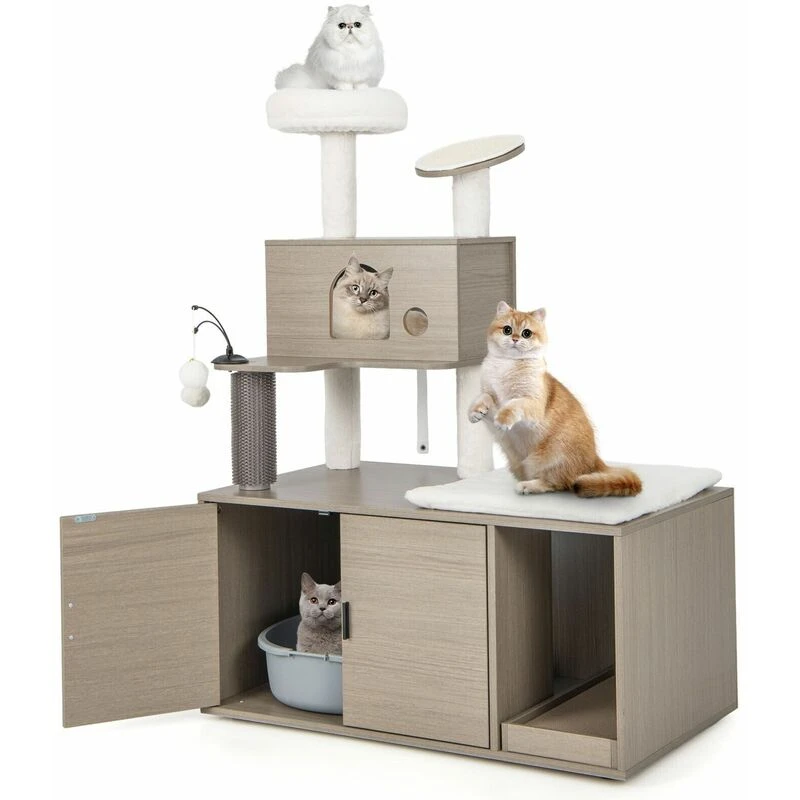 Image of COSTWAY 48 Pairs Shoe Shelves 12 Cubes Shoe Storage Cabinet with Removable Shelf Black