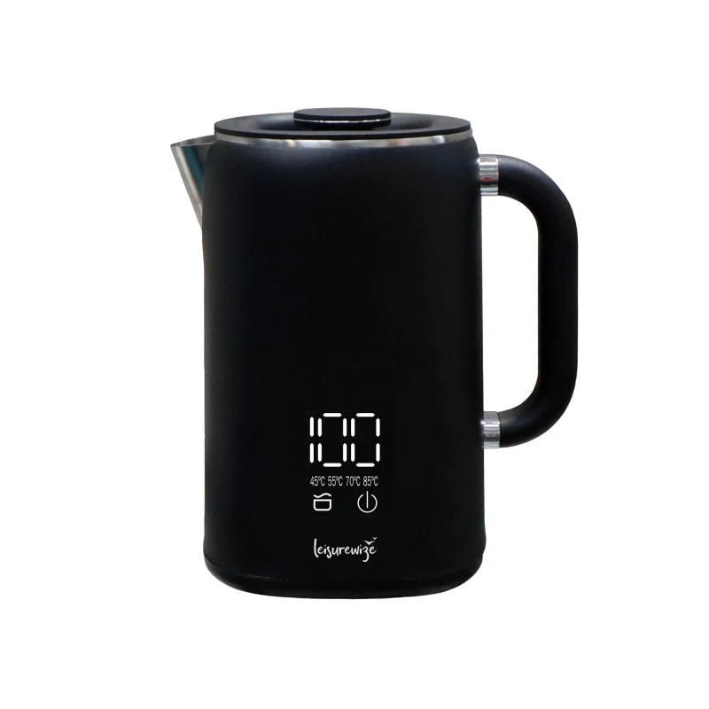 Image of Streetwize Sleek LED Kettle Black unisex 1.7L