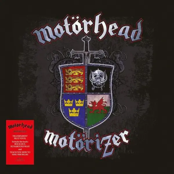 Image of Motorhead Motorizer - Blue Vinyl - Sealed 2023 UK vinyl LP BMGCAT783LPX