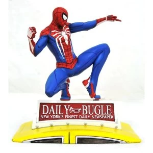 Image of Marvel Gallery PVC Diorama PS4 Spider-Man on Taxi 23cm