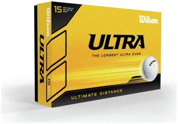 Image of Wilson Ultra Distance Golf Balls 15 Pack.