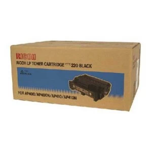 Image of Ricoh 407013 Black Laser Toner Ink Cartridge