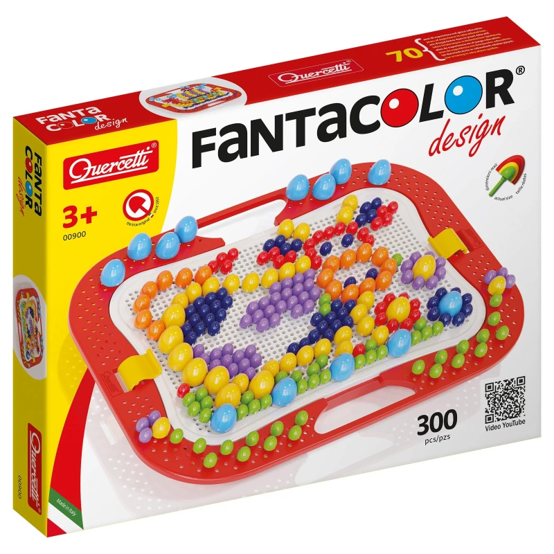 Image of Quercetti Fantacolor Design - 300 Pieces, Multi 900