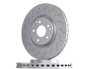 Image of FERODO Brake disc DDF1582C-1 Brake rotor,Brake discs MERCEDES-BENZ,C-Klasse Limousine (W203),C-Klasse T-modell (S203),CLK (C209),SLK (R171)