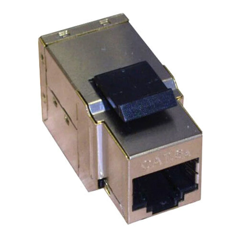 Image of Cablenet Cablenet Cat6a RJ45 FTP Keystone Panel Mount Through Coupler (10G) 72-3409