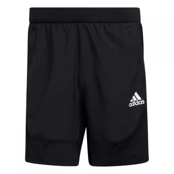 Image of adidas AEROREADY 3-Stripes Slim Shorts Mens - Black