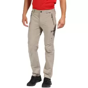 Image of Regatta Mens Highton Water Repellent Walking Trousers 33R - Waist 33' (84cm), Inside Leg 32'