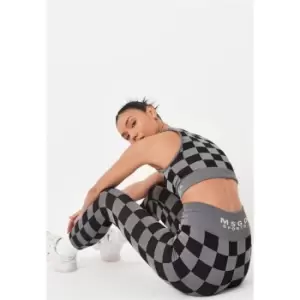 Image of Missguided Line Mini Skirt Satin - Black