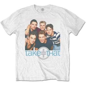 Image of Take That - Group Hug Mens Medium T-Shirt - White