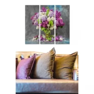 Image of MDF388049227 Multicolor Decorative MDF Painting (3 Pieces)