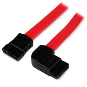 Image of StarTech.com 18" SATA to Left Side Angle SATA Serial ATA Cable