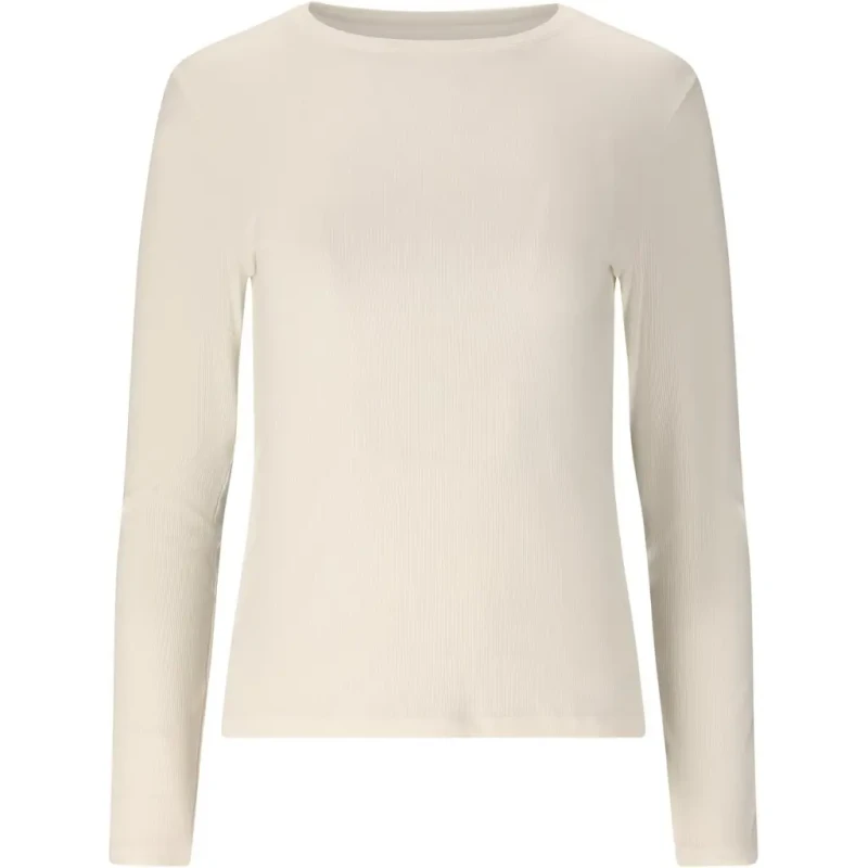 Image of Womens long sleeve athletic top Athlecia Tinashe Rib Beige Female 34