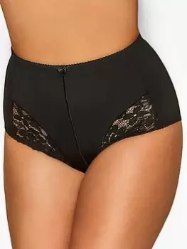 Image of Yours Light Control Lace Shaper Brief - Black, Size 18-20, Women
