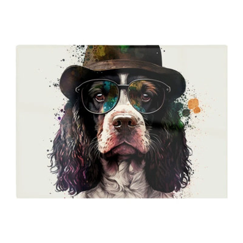 Image of Warren Reed Designer Springer Spaniel Dog Chopping Board