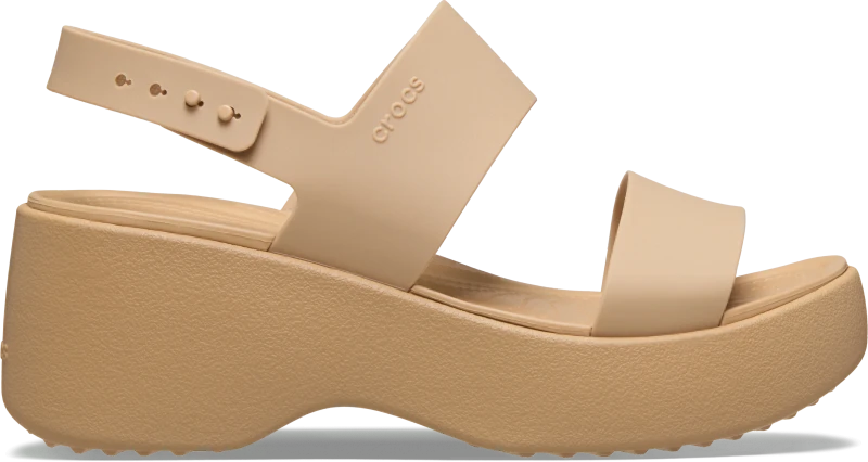 Image of Crocs Women Brooklyn Sky Sandals Cashew 8