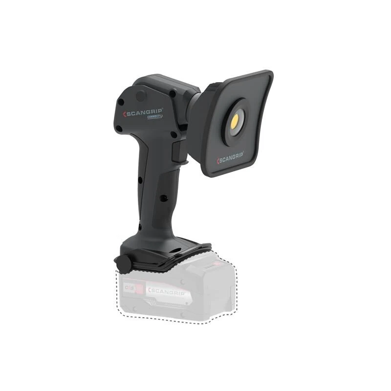 Image of Scangrip CONNECT MULTILIGHT 18v Cordless LED Flood Light 03.5694C Batteries: No Batteries