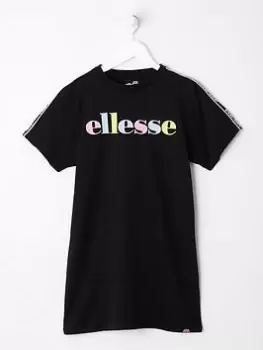Image of Ellesse Ellesse Older Girls Mari Dress - Black, Size 12-13 Years, Women