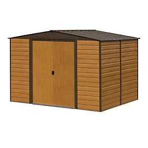 Image of Rowlinson Woodvale Metal Apex Shed without Floor 10 x 6 ft