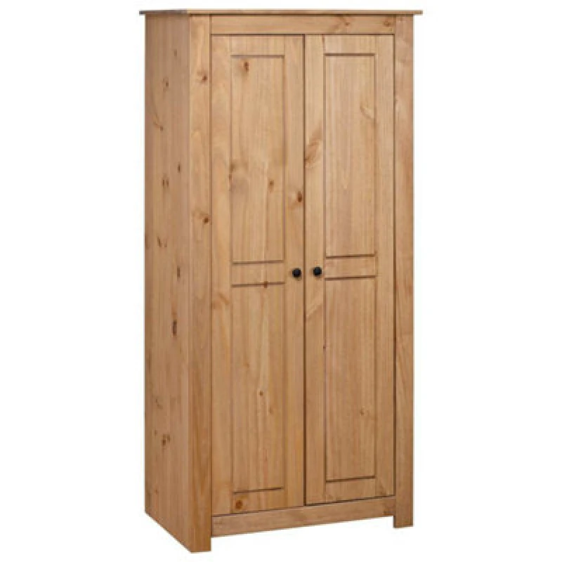 Image of Vidaxl Wardrobe 80X50X171.5cm Solid Pine Panama Range