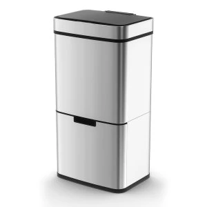 Image of Morphy Richards 2-Compartment Digital Sensor Bin - Stainless Steel