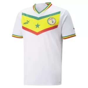 Image of Puma Senegal Home Jersey 2022 2023 Mens - White