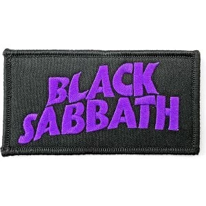 Image of Black Sabbath - Wavy Logo Standard Patch