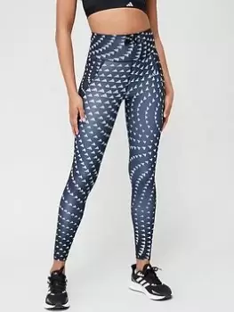 Image of adidas Run Essentials 7/8 Leggings, White/Black, Size S, Women