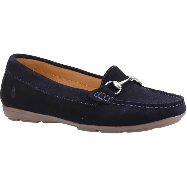 Image of Hush Puppies Womens Molly Leather Slip On Loafers Shoes - UK 7