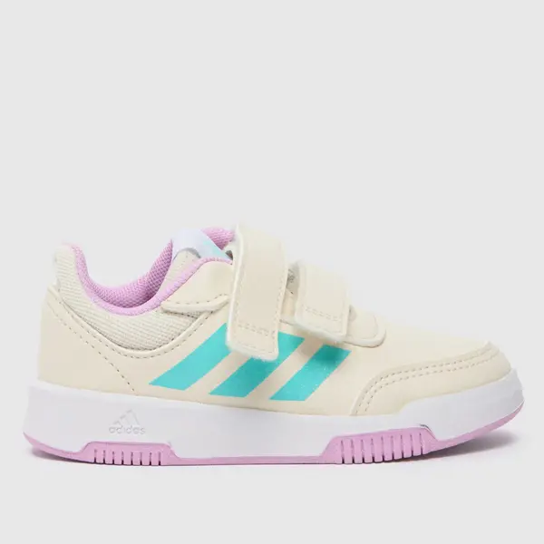 Image of adidas white multi tensaur sport 2.0 Girls Toddler trainers White Multi UK 5 (EU 21)