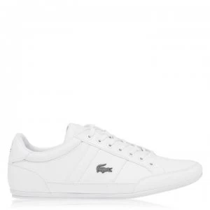 Image of Lacoste Chaymon Nappa Mens Trainers - White/White