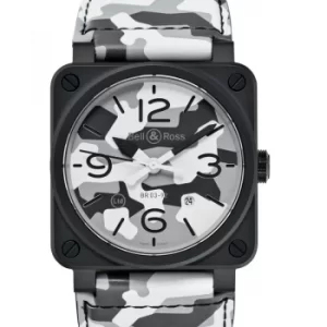 Image of Instruments BR 03-92 Grey and White Dial Limited Edition Mens Watch