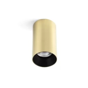 Image of Stan Surface Mounted Downlight Ceiling Light Gold, GU10