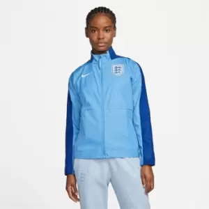 Image of Nike England Anthem Jacket 2023 Womens - Blue