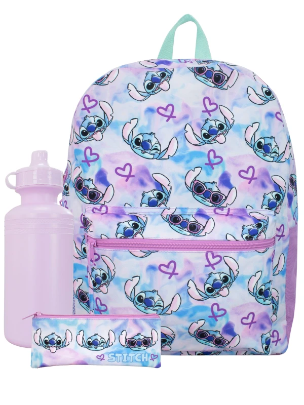 Image of Disney Lilo and Stitch 3 Piece Backpack Set Multi