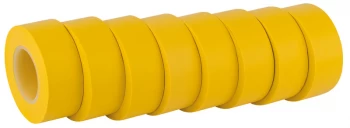 Image of DRAPER Expert 8 x 10M x 19mm Yellow Insulation Tape to BSEN60454/Type2 11913