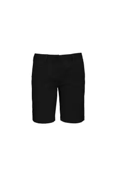 Image of Washed Effect Bermuda Shorts