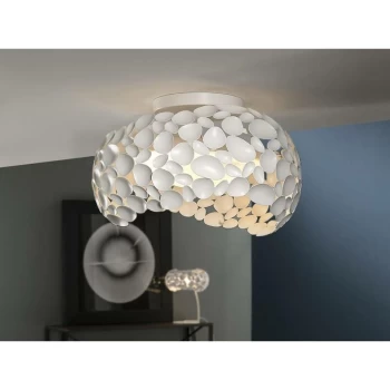 Image of Schuller Narisa - 5 Light Flush Ceiling Light Matt White, G9