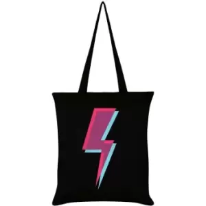 Image of Grindstore Lightning Bolt Tote Bag (One Size) (Black) - Black